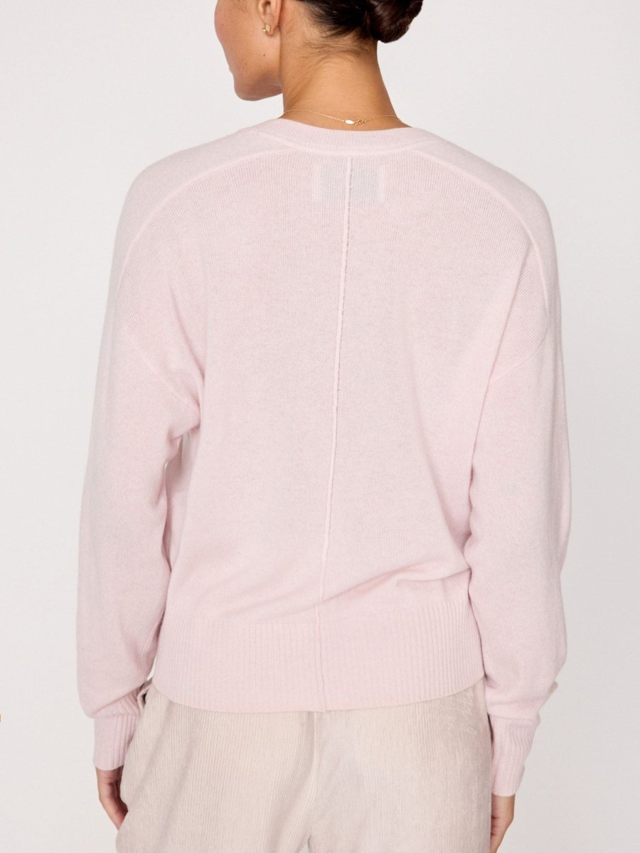 The Leia Vee Cashmere Sweater Brochuwalkers